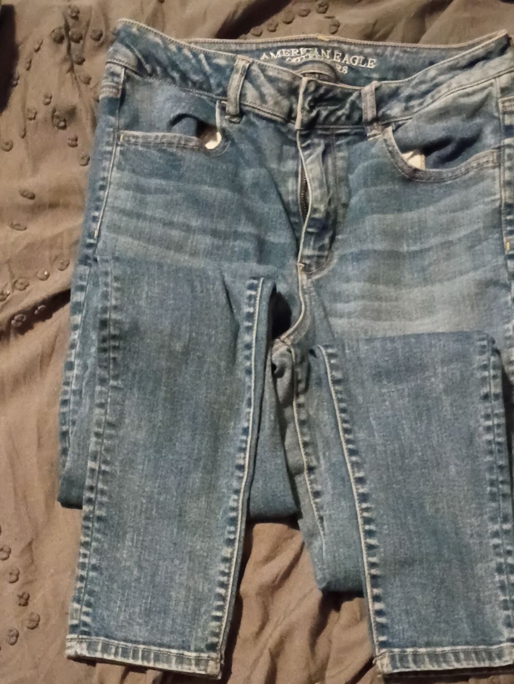 American Eagle Outfitters Women’s Blue Stretch Skinny Jeggings